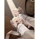 Sheep Puff Love Lace Medium Heel Shoes(Limited Pre-Order/8 Colours/Full Payment Without Shipping)